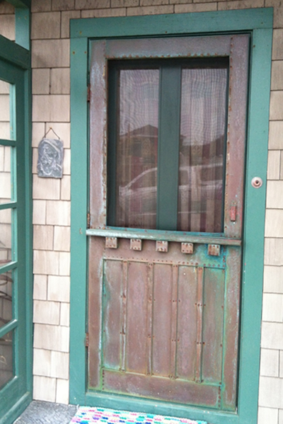 Copper Screen Door